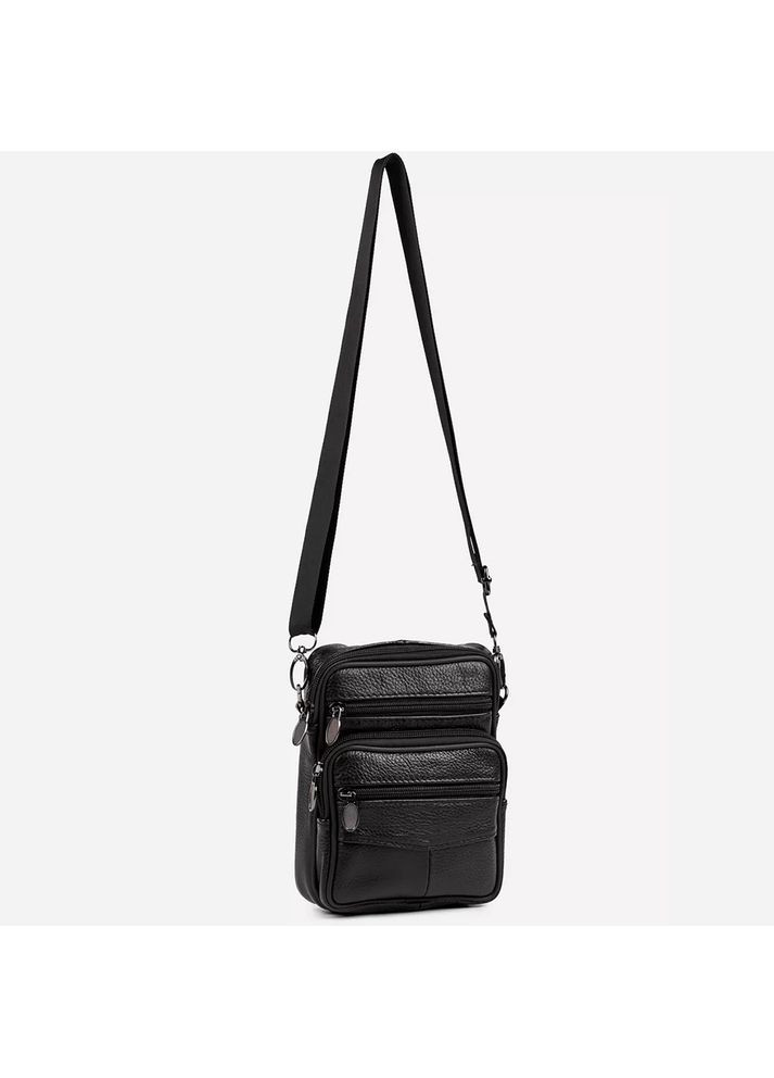 Стильна чоловіча сумка через плече з натуральної шкіри, компактний розмір, багато відділень Trend (349453304)