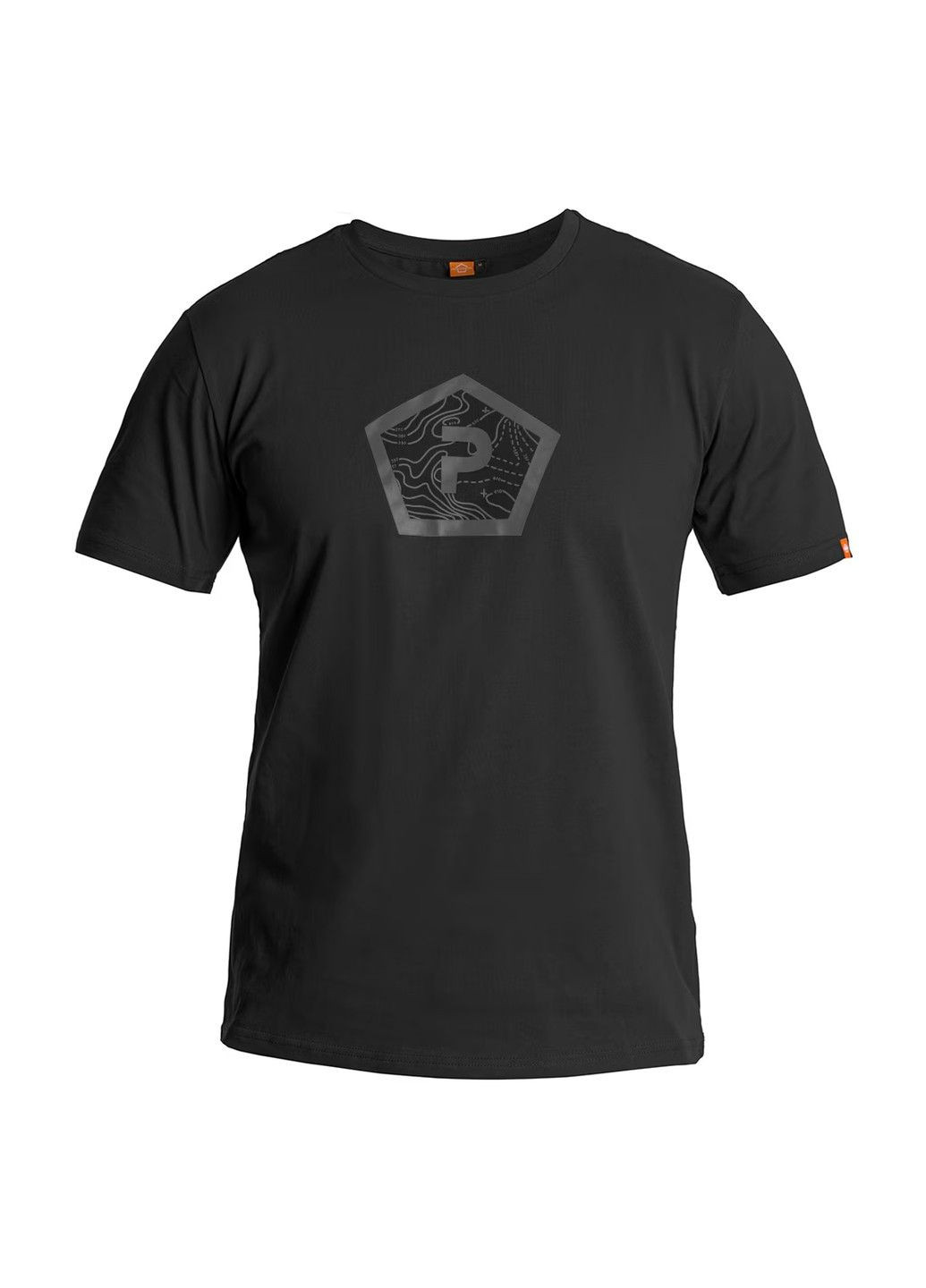 Черная футболка t-shirt pentagon shape black Pentagon Tactical