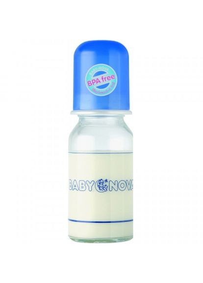 Пляшечка для годування Baby-Nova скляна 125 мл (268142127)