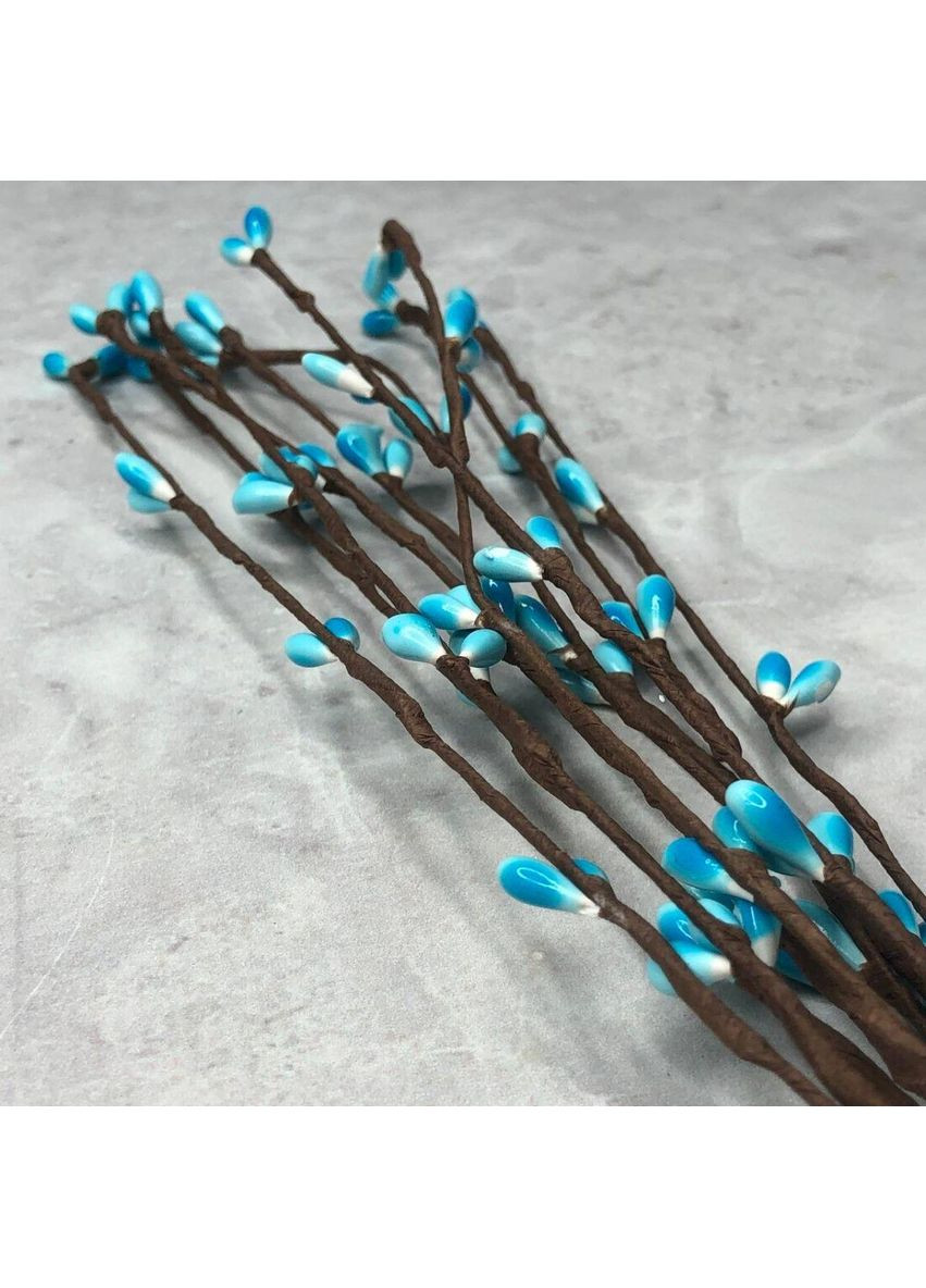 Веточка ивы с почками 40 см – голубой Plus-plus (352747144)