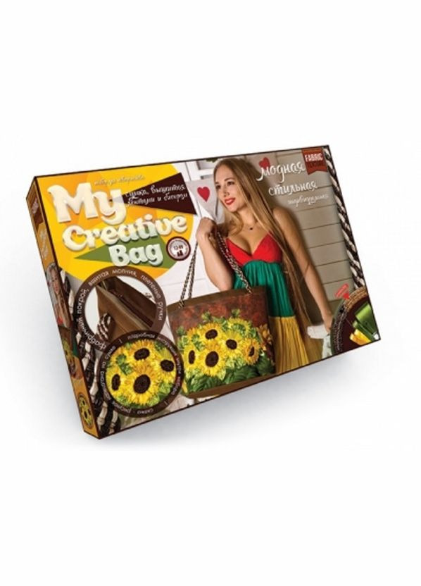 Набор для творчества сумка My Creative Bag 5389-03DT ПОДСОЛНУХИ Danko Toys (305231907)