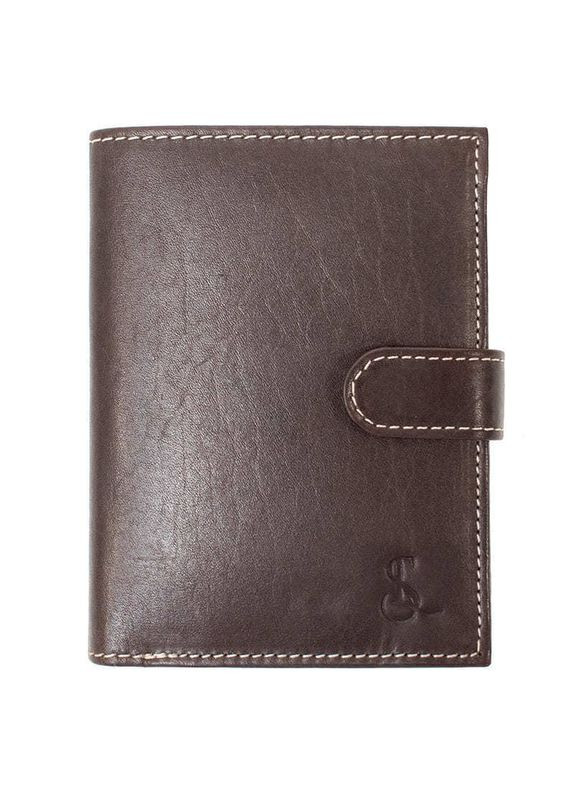 Портмоне мужское кожаное RFID Brown (DAS303154) Semi Line (344469210)