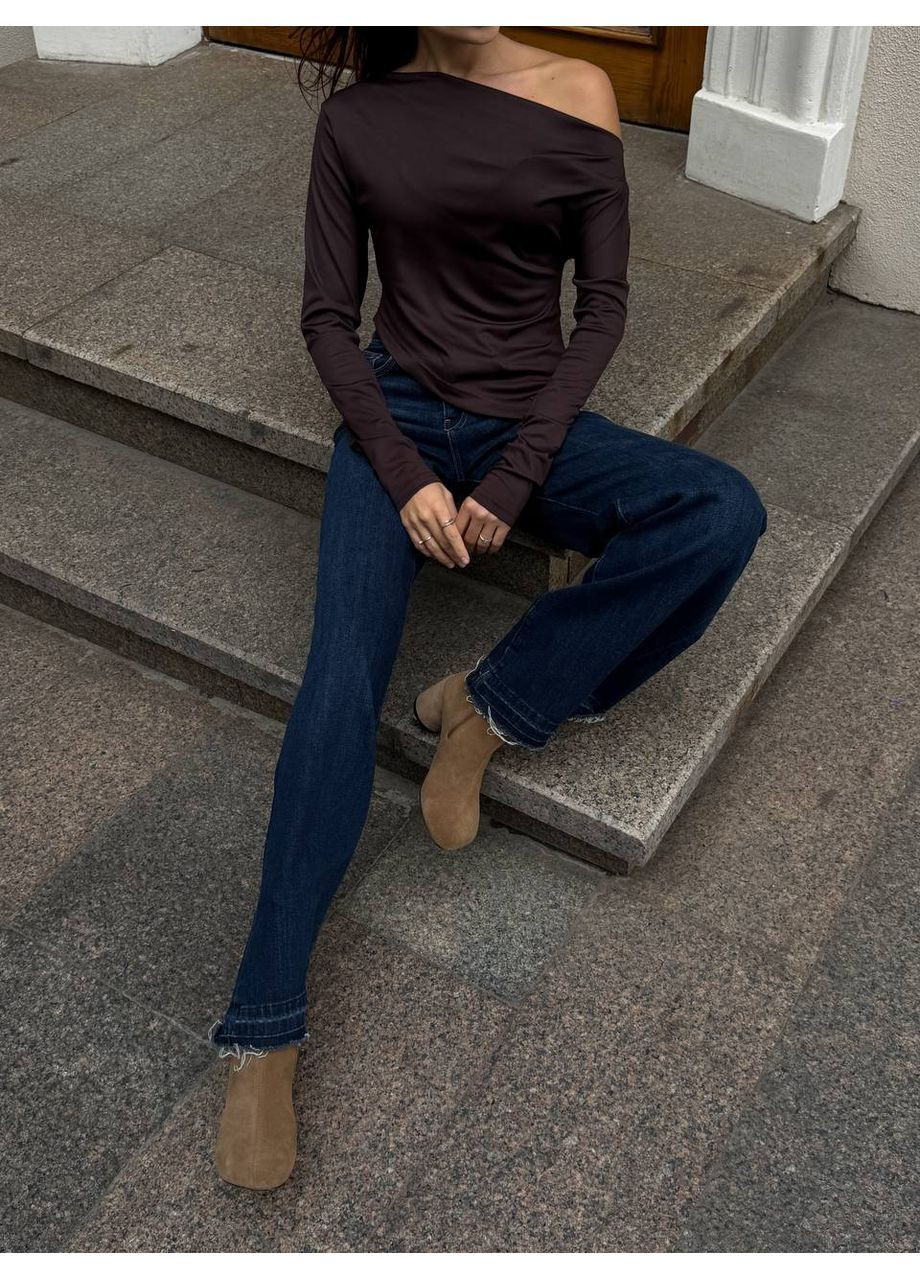 Лонгслів жіночий з відкритим плечем Style Point (368152919)