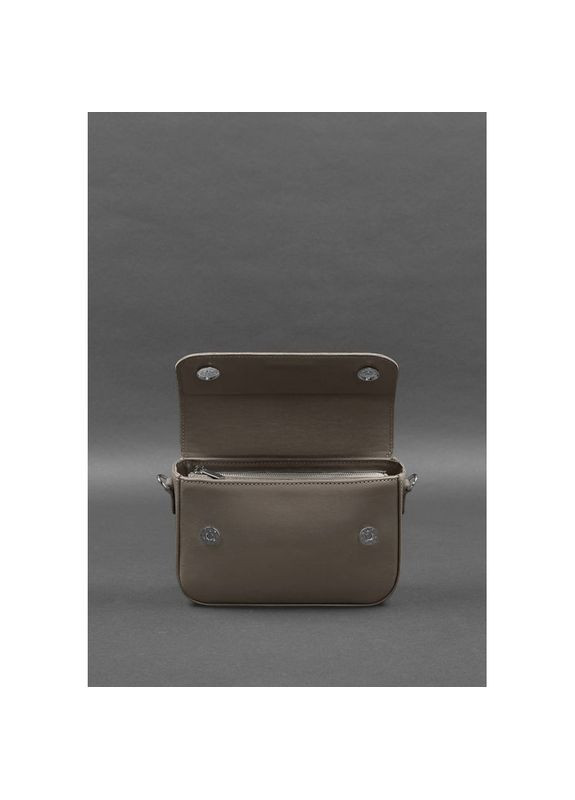 Сумка женская кожаная через плечо Mary темно-Бежевая BlankNote (302008045)