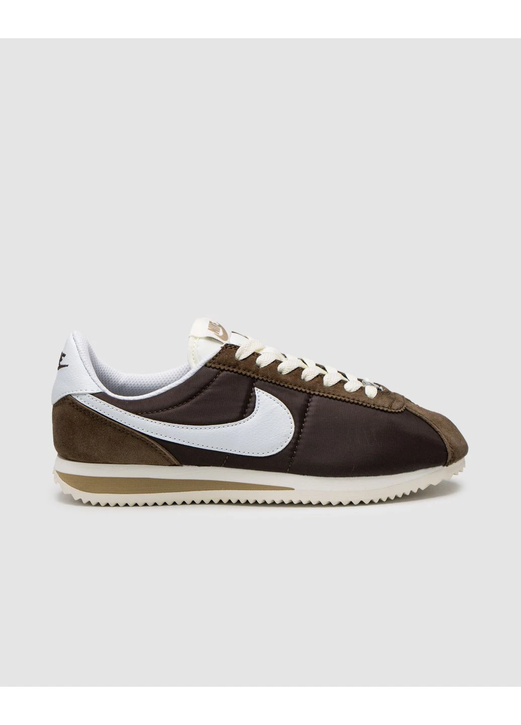 Білі кросівки чоловічі nike cortez brown / white найк кортез демісезон No Brand