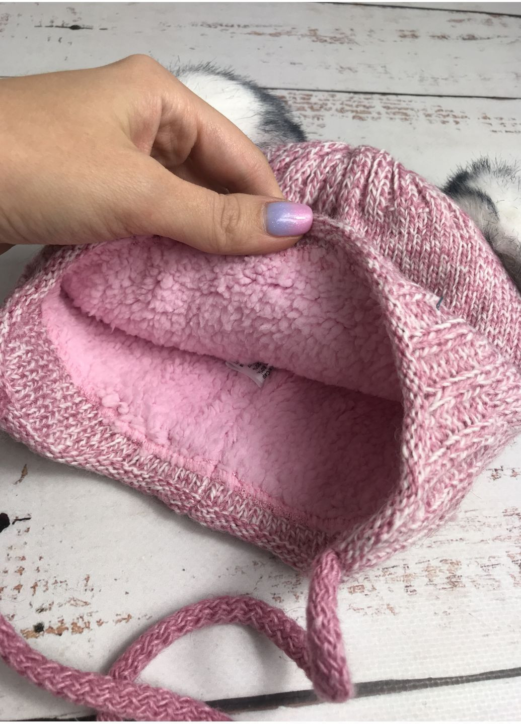 Шапка дитяча на дівчинку For Kids Світло-рожевий (480) Alex (366276914)