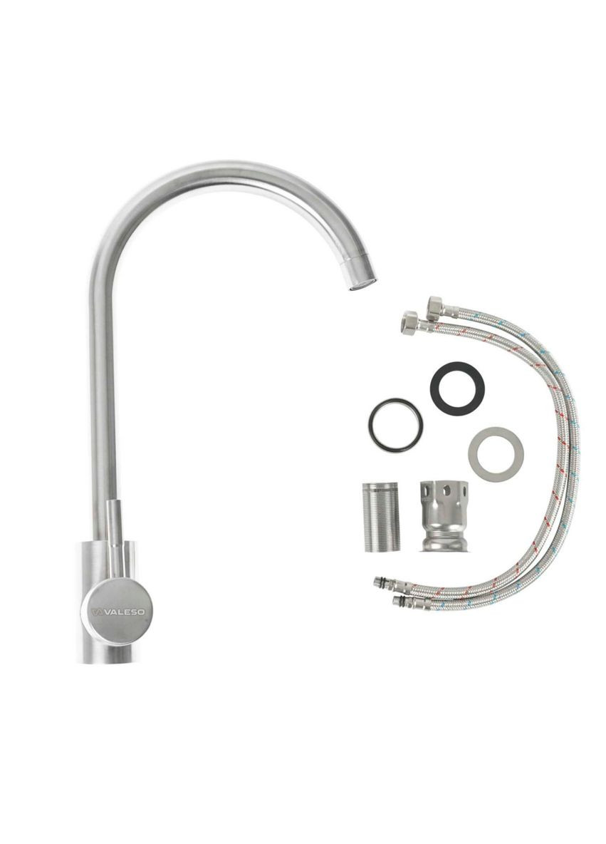 КОМПЛЕКТ мойка 7750 ДЕКОР 0,8/180 TM + смеситель 56 NESP Valeso (358934112)