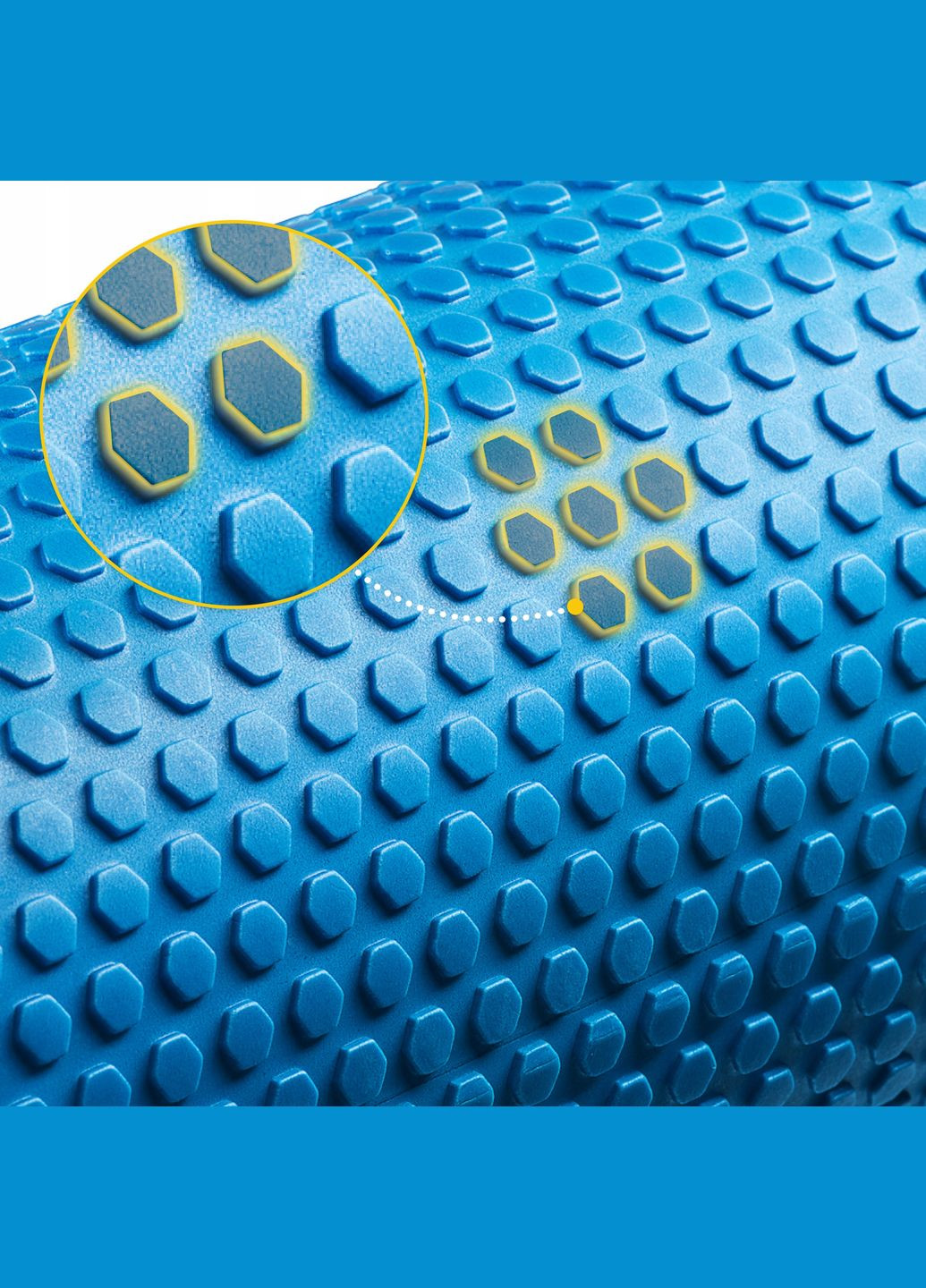 Массажный ролик CARE+ EVA 90 x 15 см (валик, роллер) Blue () 4FIZJO P-5907739310774 (341528913)