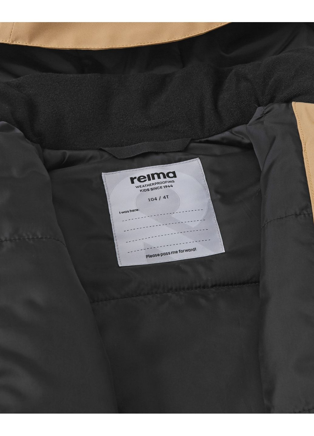 Бежева зимня куртка зимова reimatec Reima Kamuni