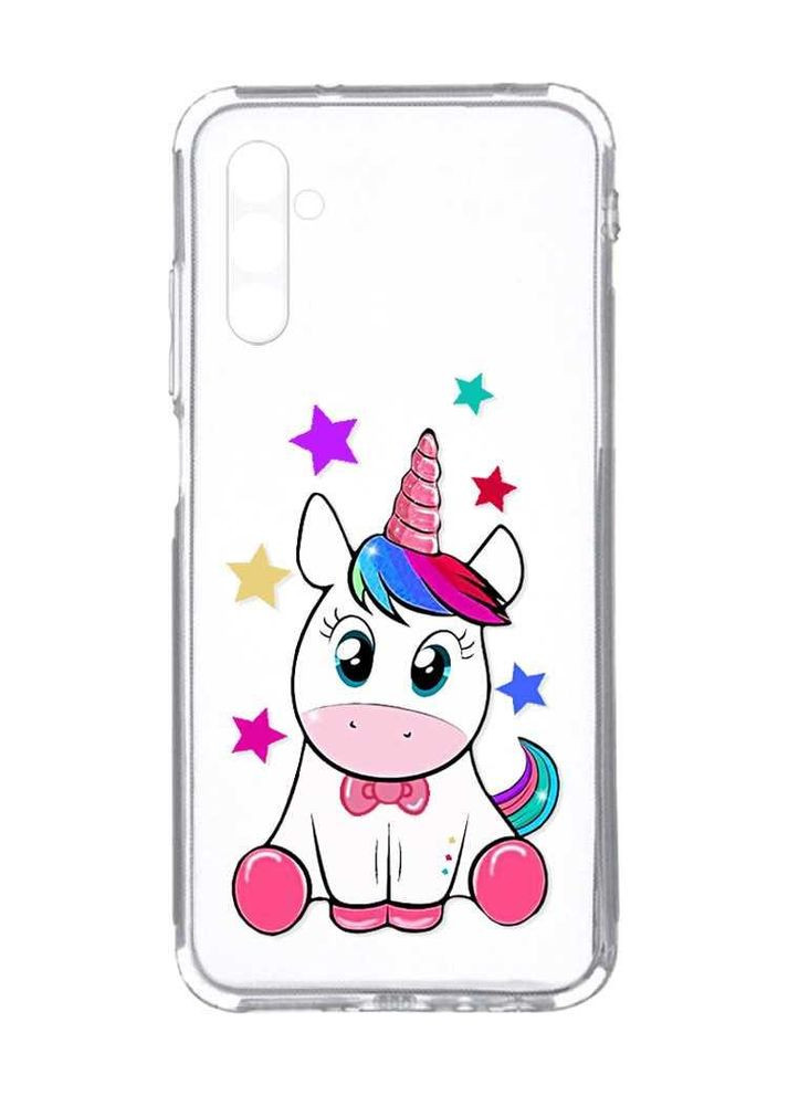 Прозорий чохол на Samsung Galaxy A34 5G/A346:: Єдиноріг (принт 102) Creative (360712168)