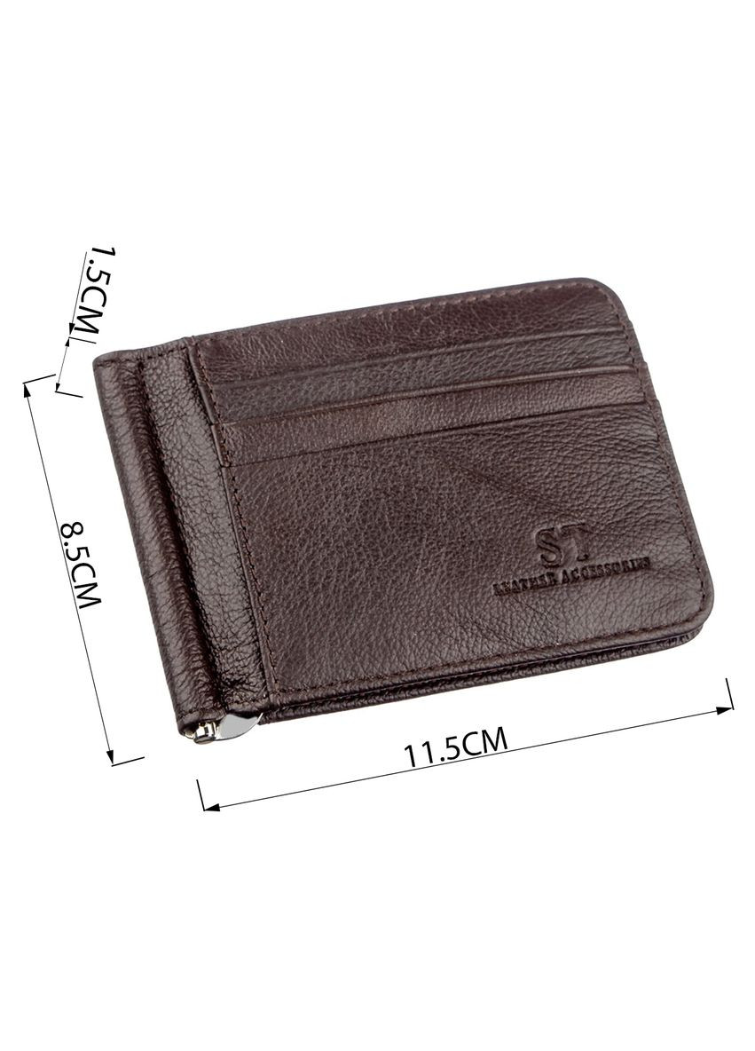 Стильный мужской зажим 18941 st leather (331907579)