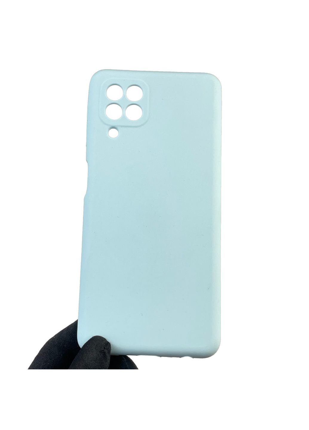 Чехол для Galaxy M22 4G (SM-M225F) силиконовый с микрофиброй нескользящий на самсунг м22 4г голубой Samsung (366389205)