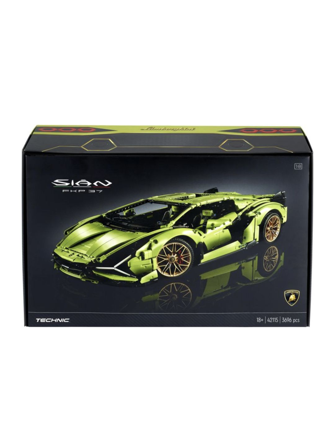 Конструктор спорткар Lamborghini Sian FKP 37 3696 деталей Bella (360891489)