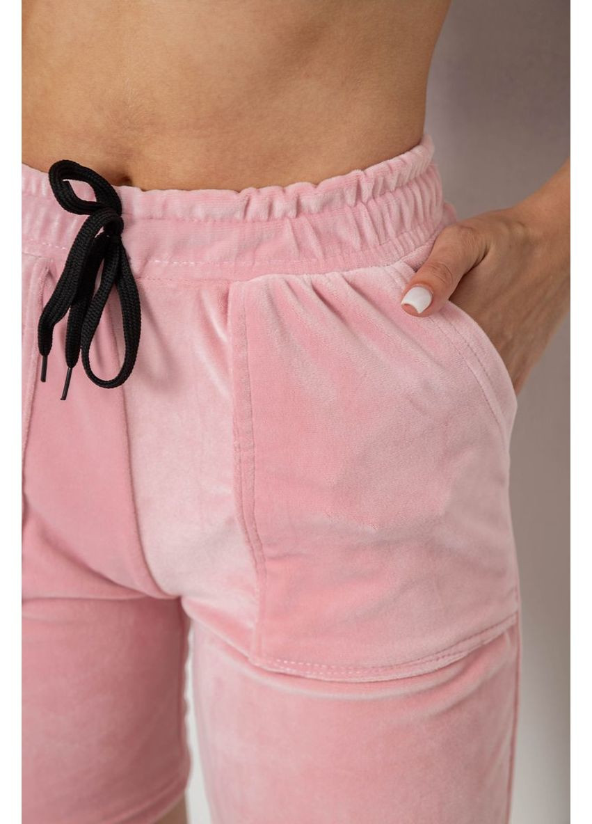 Шорти жіночі однотонні велюрові Sport Line (356078710)