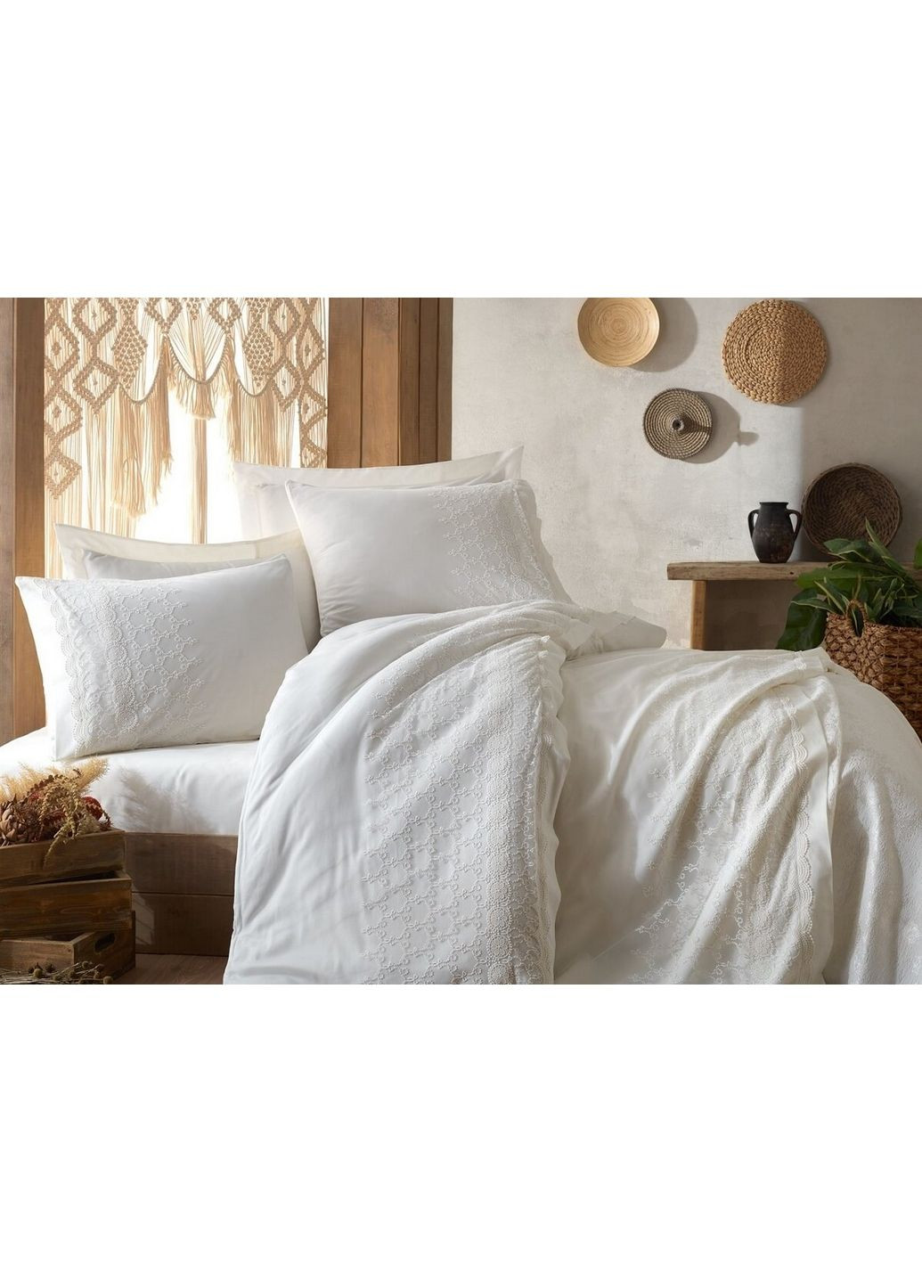 Спальный комплект постельного белья Dantela Vita (288134019)