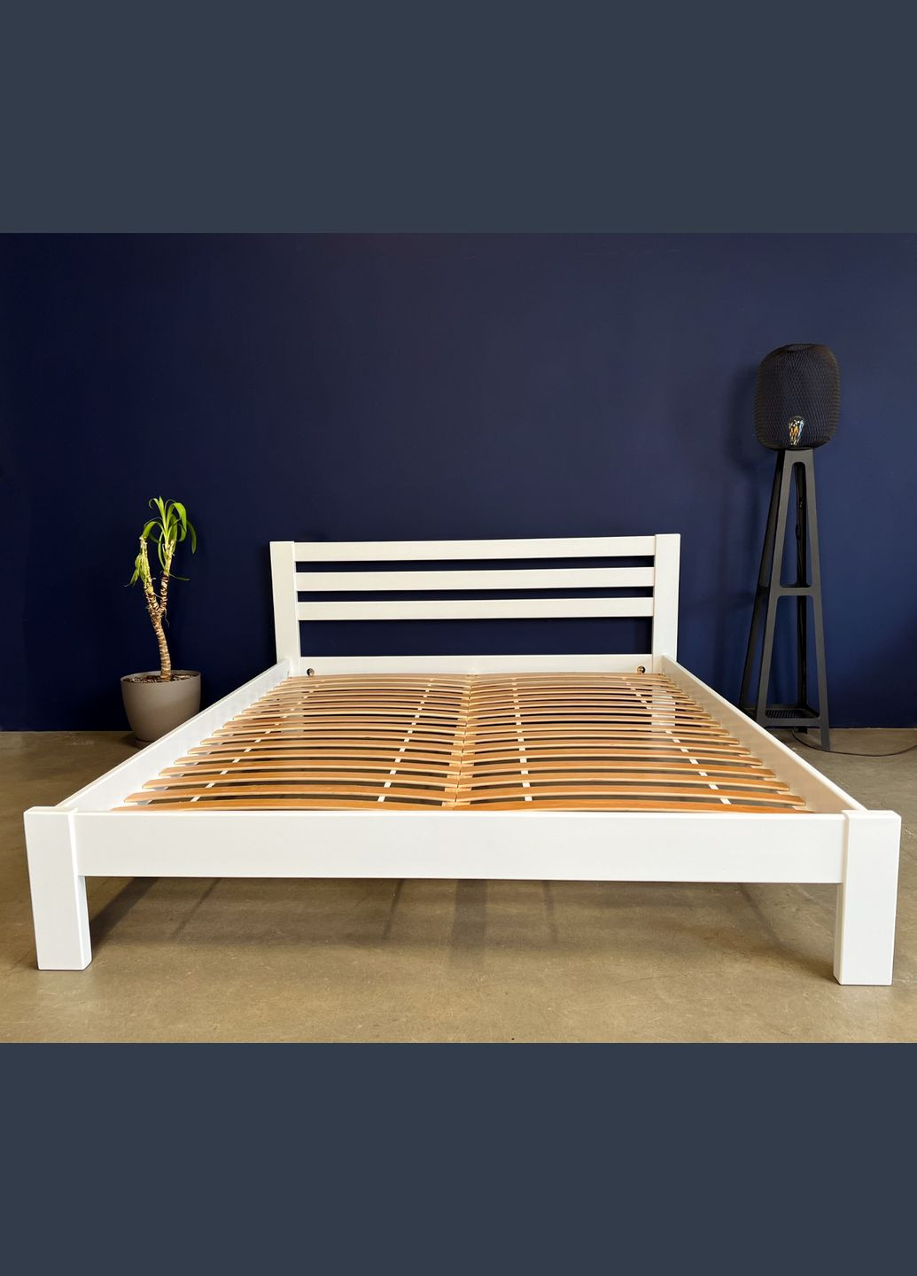 Односпальная деревянная кровать Колумбия (RAL1020) 90х200 см (MBG-14612) Mebigrand (366087976)