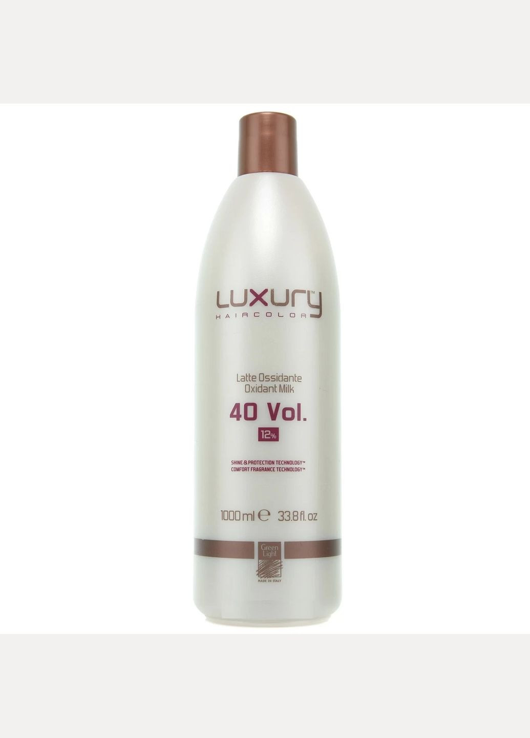 Luxury оксидант 40 Vol (12%) Молочний оксидант 1000мл Green Light (339049567)