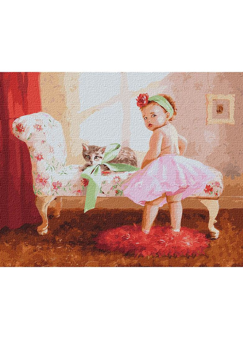 Картина-розмальовка за номерами Подарунок принцеси 40х50 (KHO2376) Ідейка (365547222)