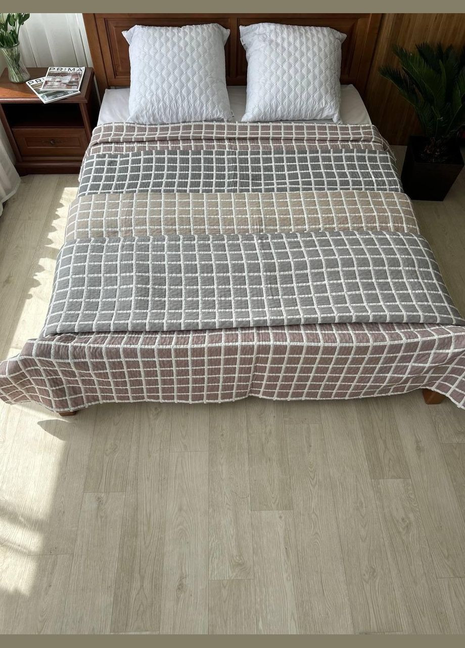 Плед муслиновый на кровать 230х200 Беж (П4КM-muslin02-03) No Brand (308755365)