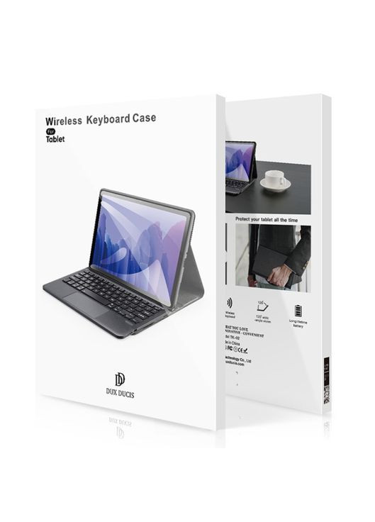 Чохол клавіатура Bluetooth Keyboard для Samsung Galaxy Tab S9 Ultra (X910/X916B) / S8 Ultra Black Dux Ducis (324234537)