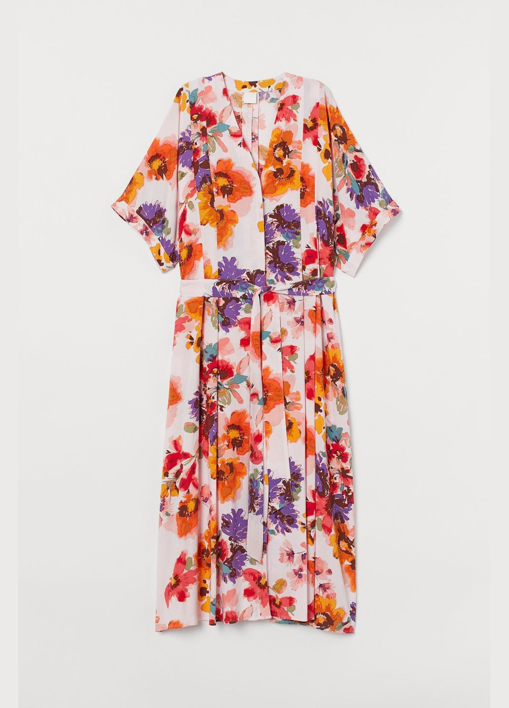 Світло-рожева сукня H&M з квітковим принтом