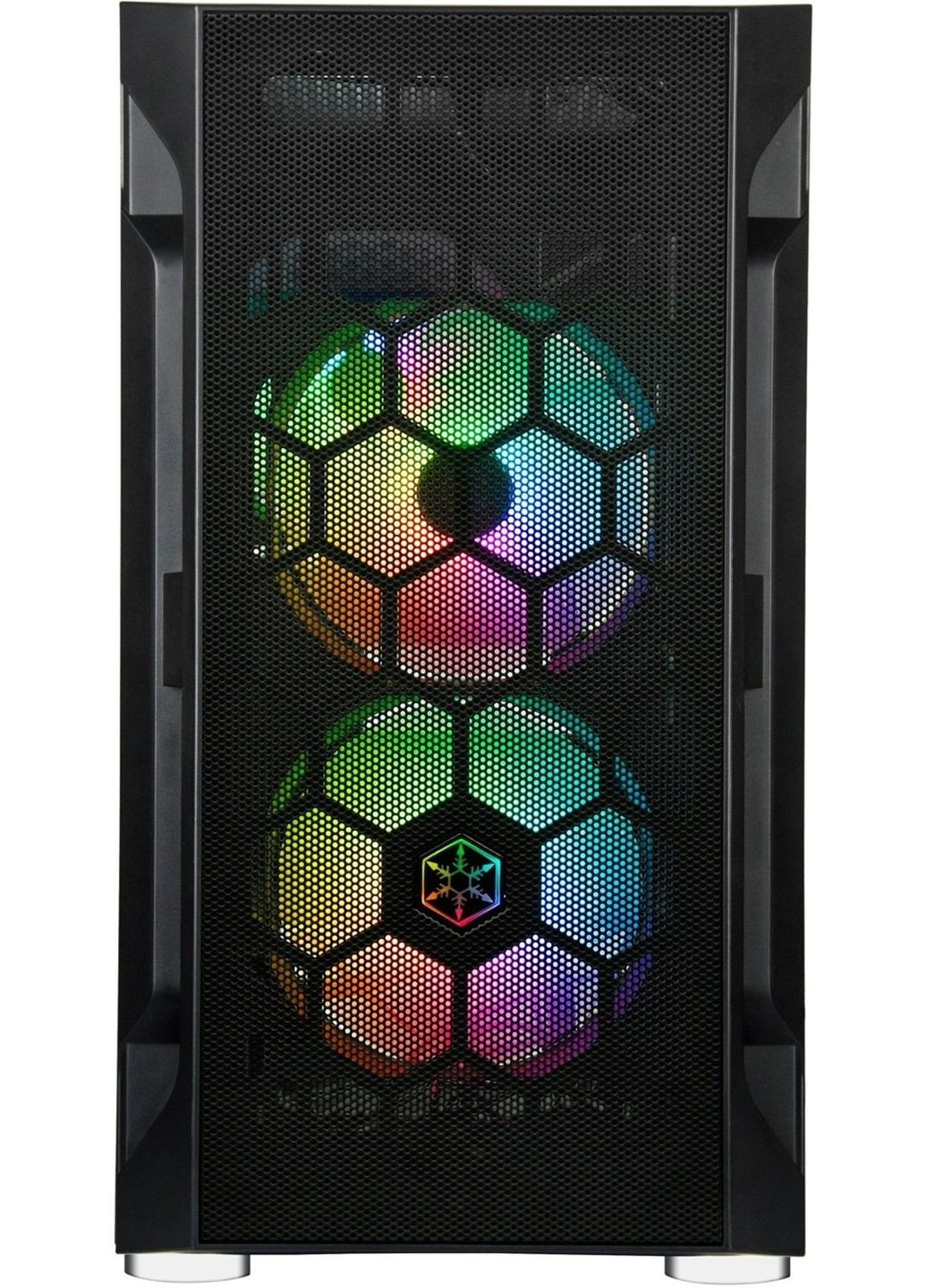 Корпус FARA H1M PRO ARGB Tempered Glass без БП (SST-FAH1MB-PRO) Black Silver Stone (360412726)