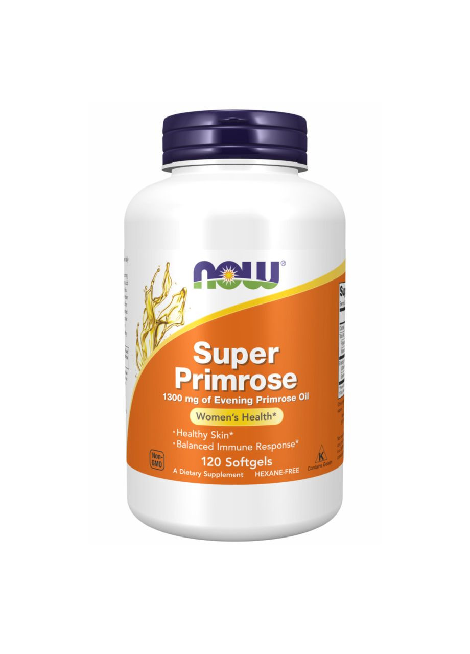 Super Primrose 1300mg - 120 sgels Now Foods (369398995)
