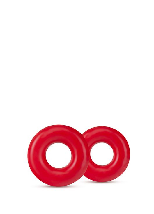 Набір ерекційних кілець STAY HARD Donut RINGS OVERSIZED RED Blush (297135160)