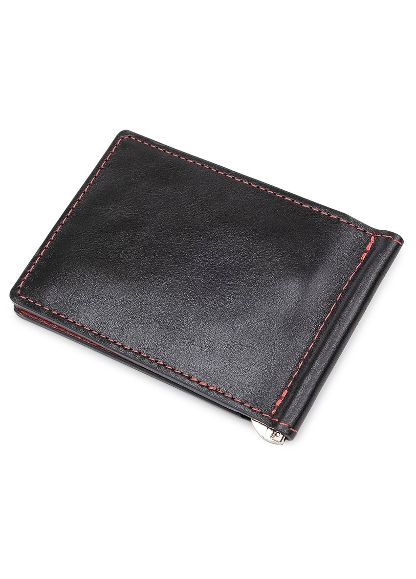 Кожаный стильный зажим для денег унисекс 11541 Grande Pelle (329199137)