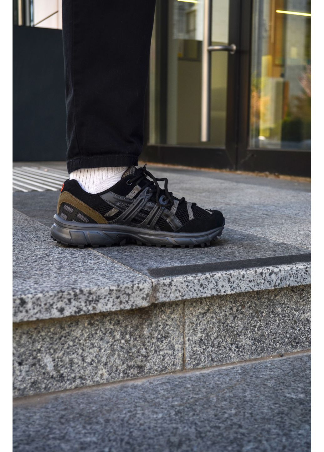 КРОСІВКИ ЖІНОЧІ ASICS GEL SONOMA 15-50 BLACK АСІКС ГЕЛЬ СОНОМА No Brand чорні демісезони (368888334)