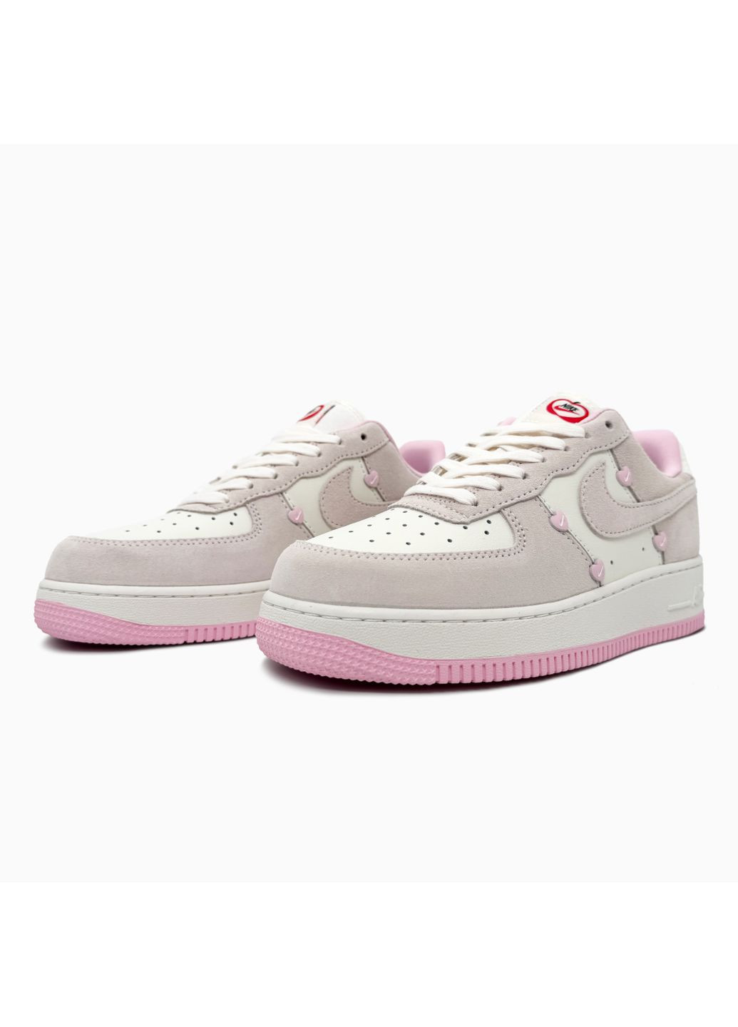 КРОССОВКИ ЖЕНСКИЕ NIKE AIR FORCE VALENTINES DAY НАЙК АИР ФОРС 1 ПРЕМИУМ No Brand комбинированные демисезоны (367169355)