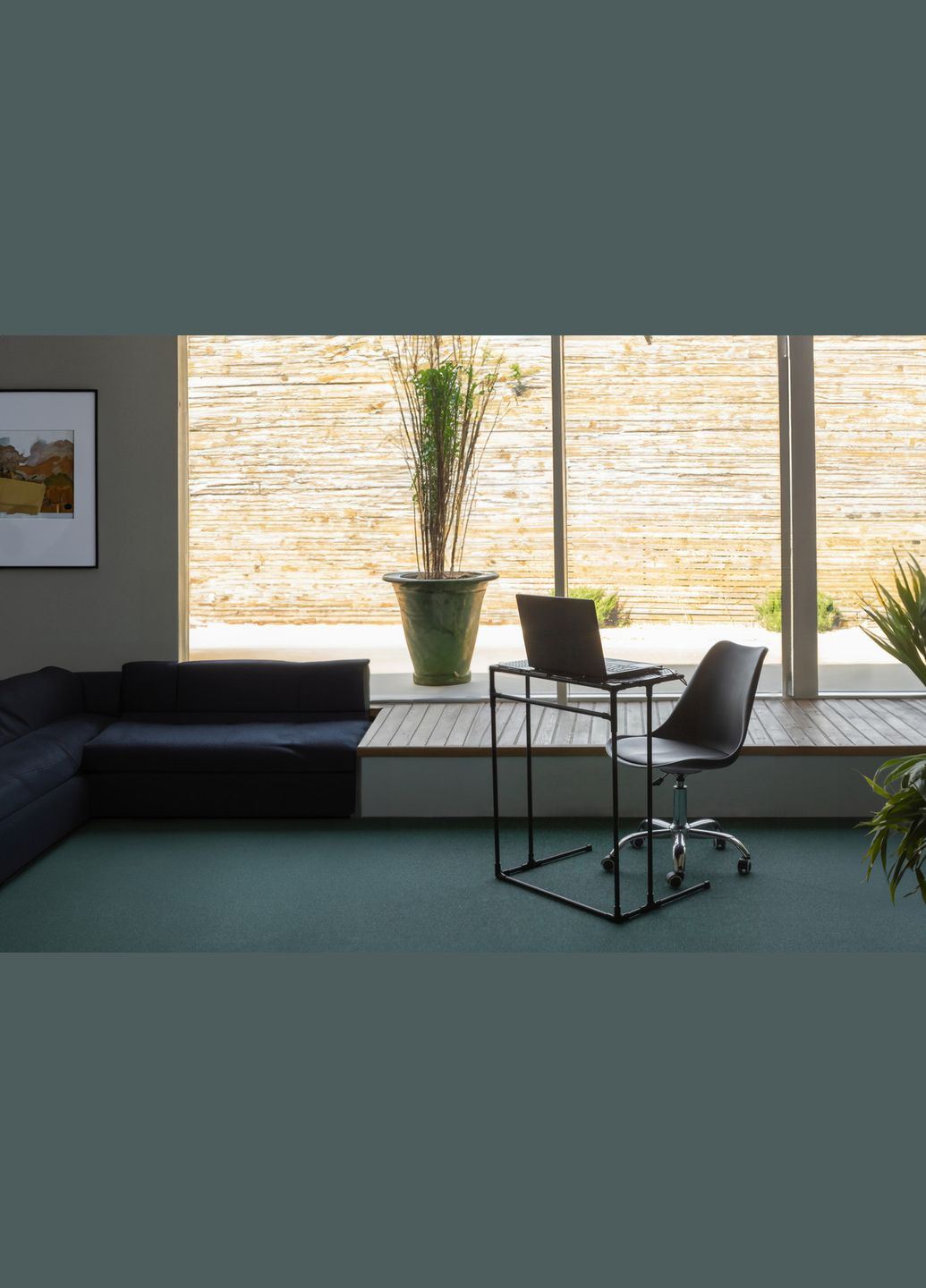 Металлический столик для ноутбука Mouzer. Подставка стол для ноутбука. Metaplant (346529929)