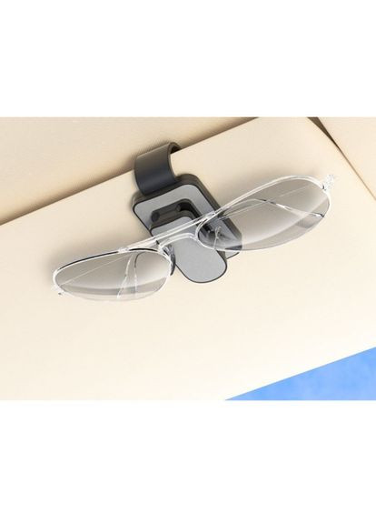 Держатель для очков на солнцезащитный козырек Черносерый (М590215) YONG XUN (314709849)