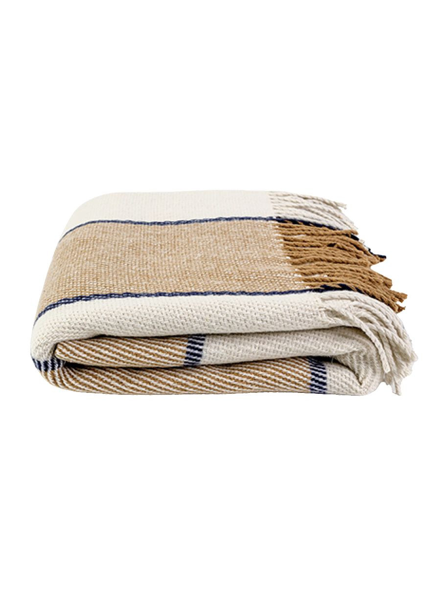 Плед на односпальне ліжко напіввовняний 140х200 51970213 Lanavitta (316504776)