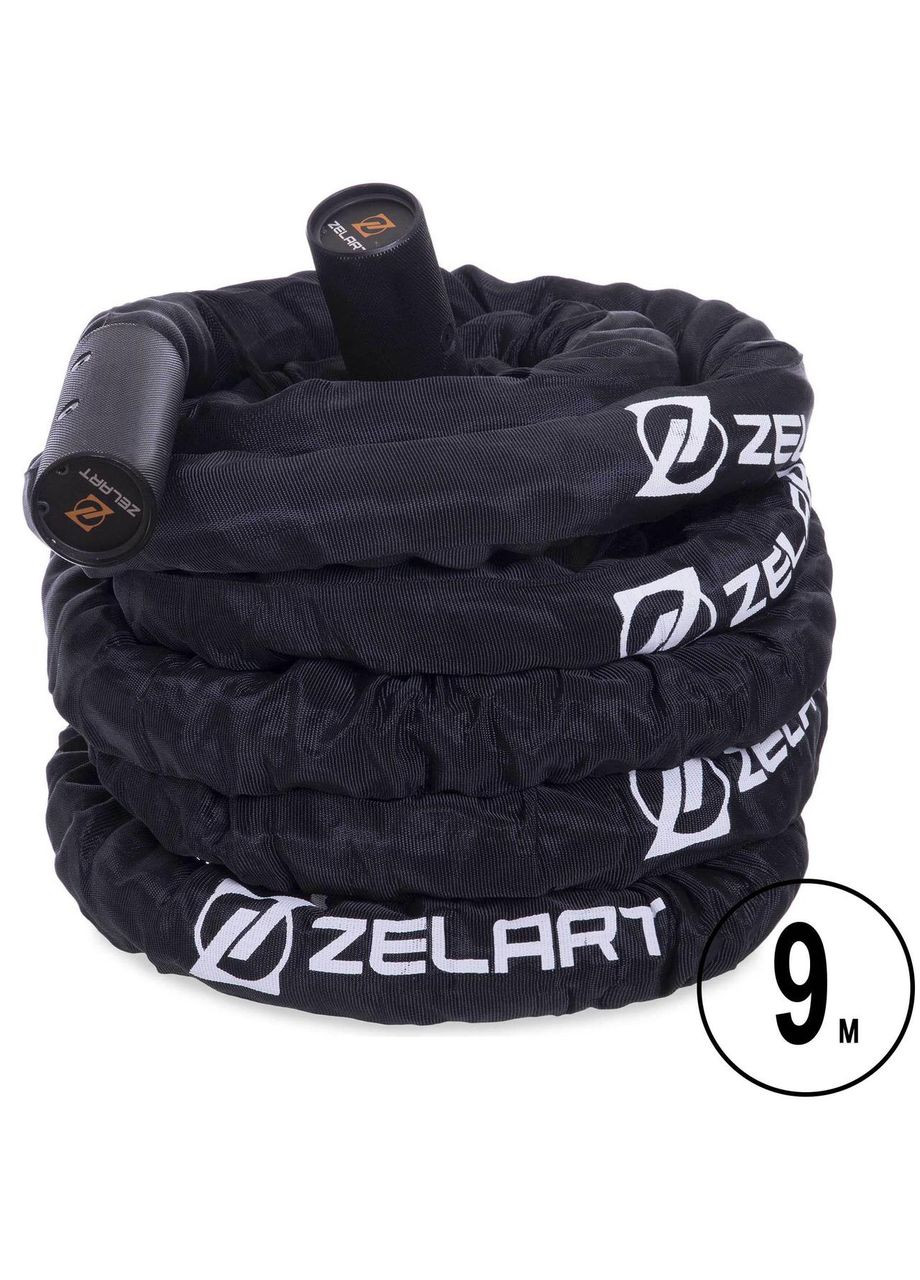 Канат для кроссфита в защитном рукаве Combat Battle Rope FI-2631-9 9м Zelart (322539567)