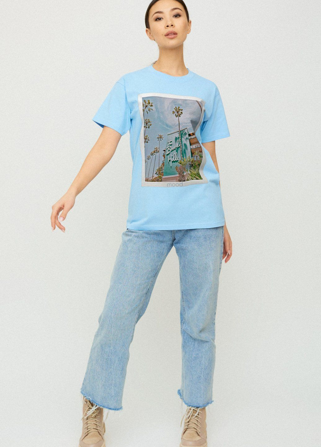 Футболка Boyfriend / air print / YAPPI - (225426213)