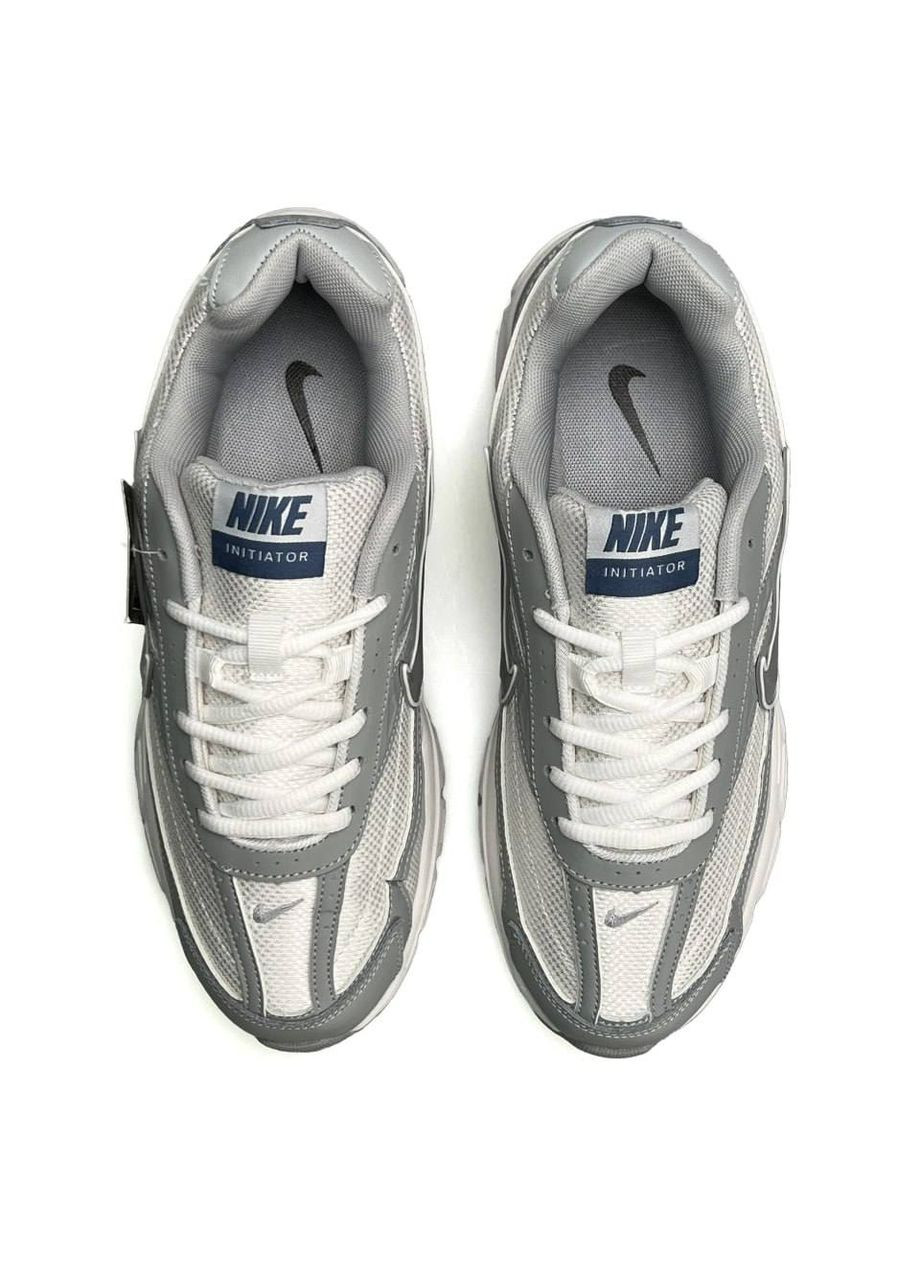 Белые демисезонные кроссовки мужские nike No Brand Initiator White Grey