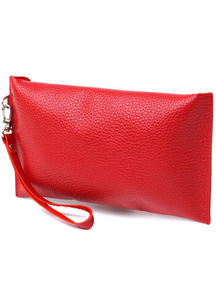 Шкіряна жіноча тревел-косметичка 16417 Червоний Shvigel (298566512)