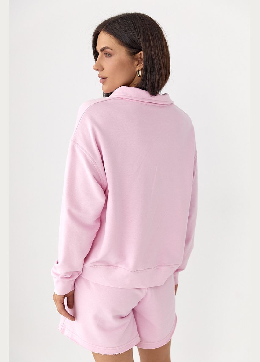 Костюм с шортами и свитшотом-поло Lurex Костюм-двойка (334016730)