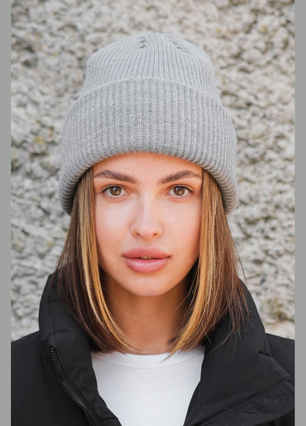 Жіноча подовжена шапка біні докер Dominic Without (305611016)