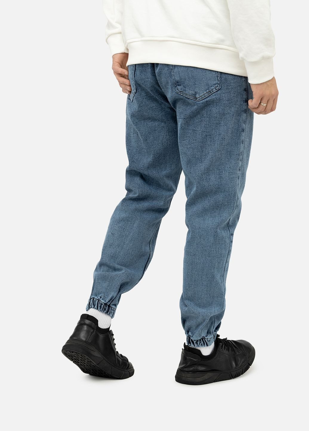 Синие демисезонные мужские джинсовые джогеры цвет синий цб-00243154 INTERCODE
