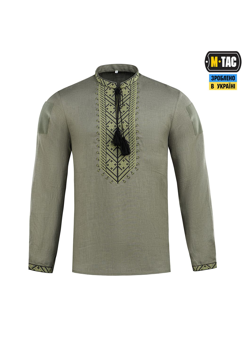 Вишиванка тактична 100% льон олива ( ) M-TAC (303414127)
