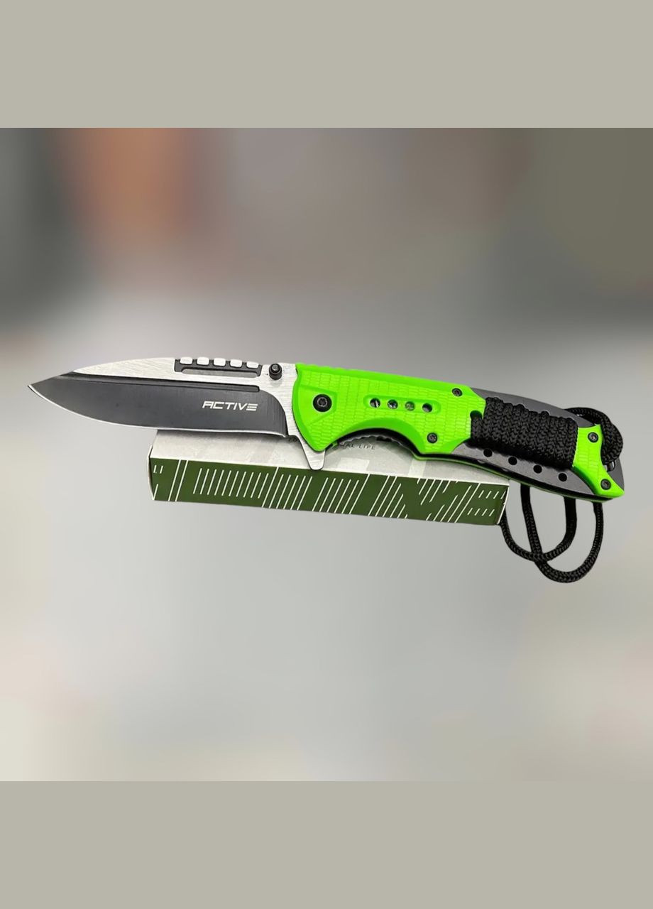 Ніж Roper Green, нержавіюча сталь, складаний ніж для військових* Active (362601660)