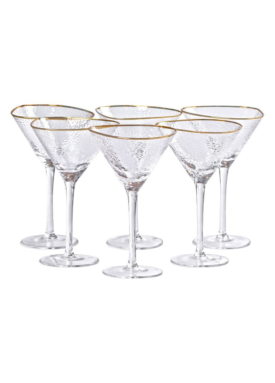 Набір із шести бокалів для мартіні об'ємом 200 мл HP-16-24 Yiwu (370800064)
