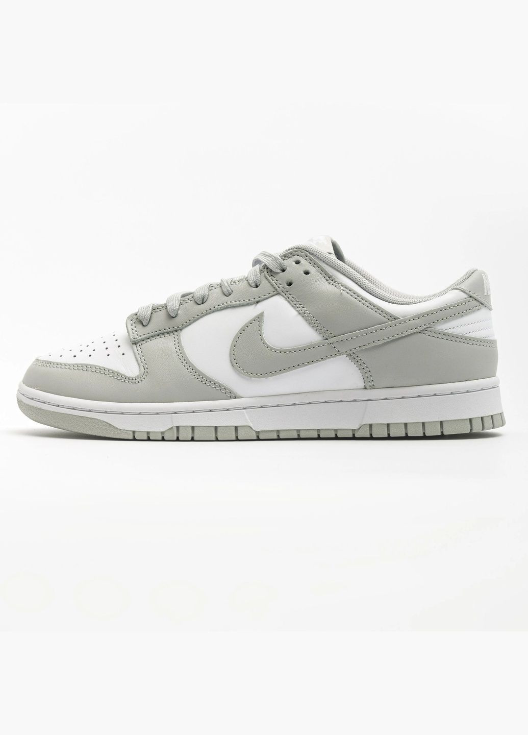 Сірі кросівки чоловічі dunk low grey fog dd1391-103 Nike