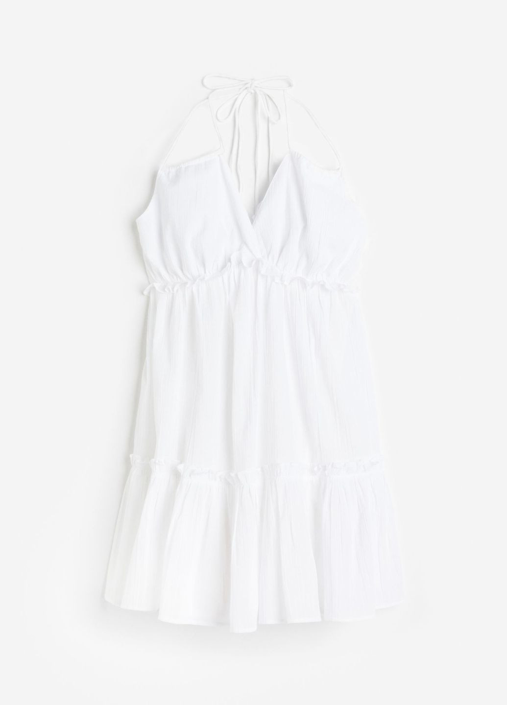 Білий повсякденний плаття, сукня H&M однотонна