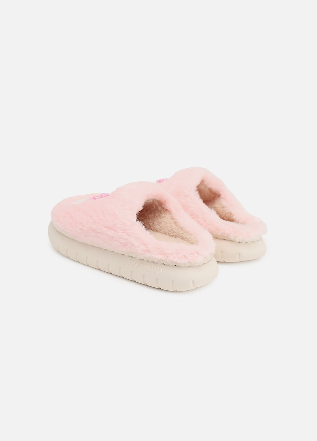 Капці домашні для дівчинки колір рожевий ЦБ-00277775 Yuki (342322692)