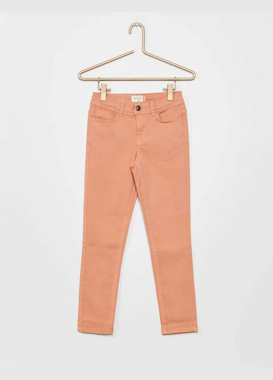 Персиковые джинсы skinny лето,персиковый, Kiabi