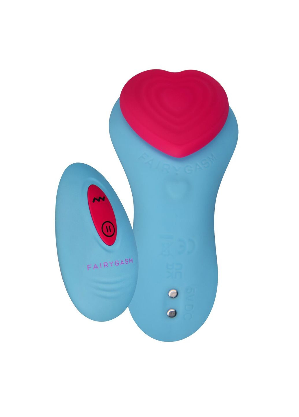 Вібратор у трусики HeartGem blue, на магніті, пульт ДК FairyGasm (335388199)