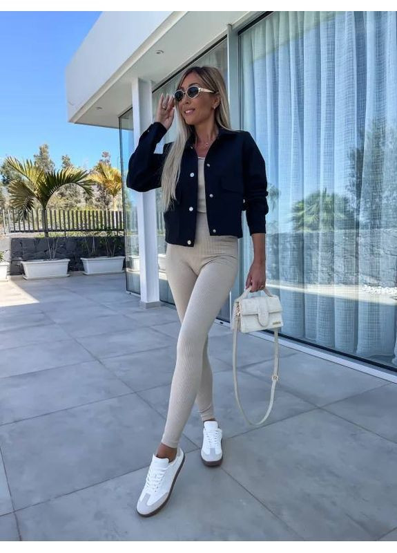 Коричневый женский женский пиджак прямого кроя No Brand - демисезонный